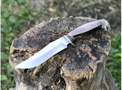 Нож Бухарский (сталь S390, рукоять стабилизированное дерево, акрил)