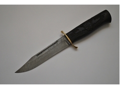 Нож Непобежденный (дамаск, рукоять граб)