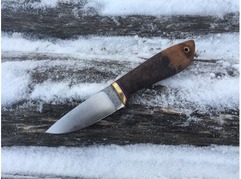 Нож  Сурок (сталь N690, рукоять орех)