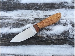 Нож Егерь (сталь N690, рукоять карельская береза)