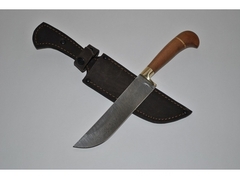 Нож Бахарман (дамасская сталь, рукоять бубинга)